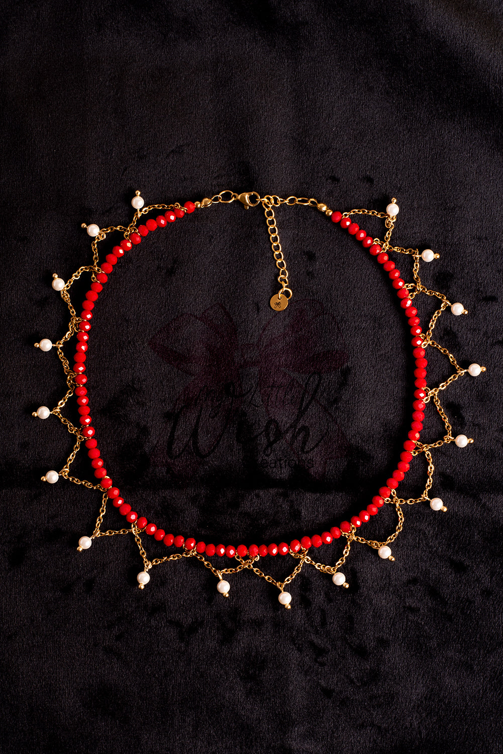 Collana Ruby Pearls